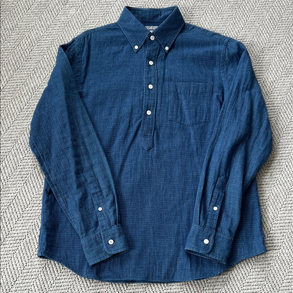 Oobe Brand Casual 1/4 Button-Down Shirt